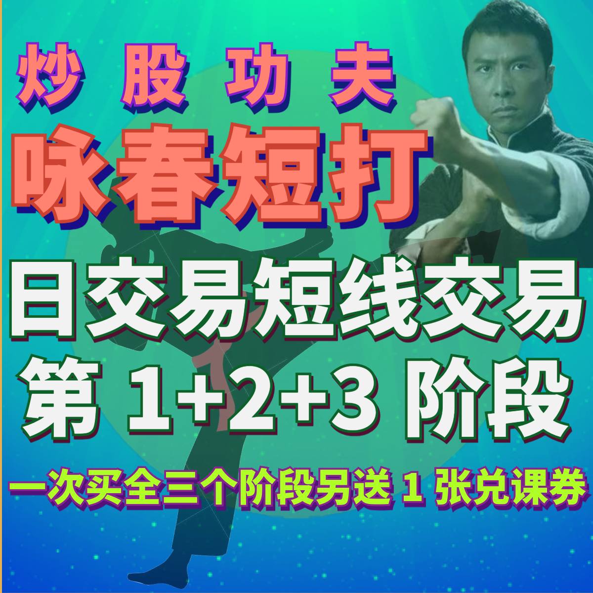 炒股功夫[咏春短打]:日交易及短线交易第1+2+3阶段小班课录像